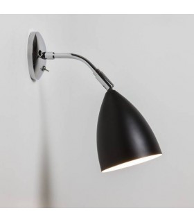 Adjustable 1 Light Indoor Wall Light Matt Black, E27 - 2