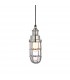 Pendant Polished Cast Aluminium & Clear Glass 1 Light Dimmable IP20 - E27 - 1