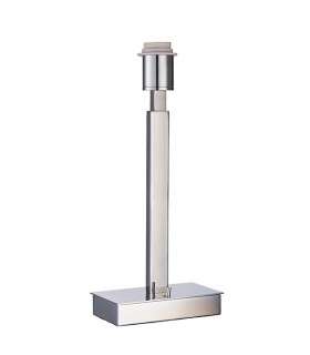 Table Lamp Chrome Effect Plate 1 Light IP20 - E27 - 1
