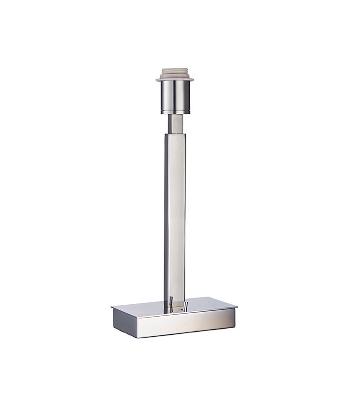 Table Lamp Chrome Effect Plate 1 Light IP20 - E27 - 1