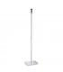 Floor Lamp Chrome Effect Plate 1 Light IP20 - E27 - 1