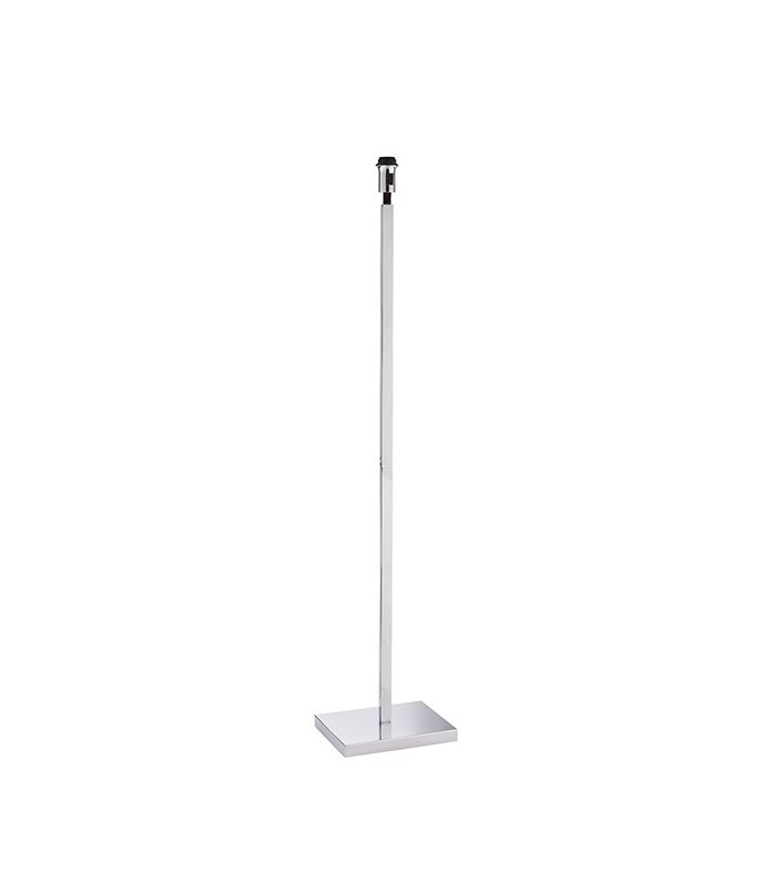 Floor Lamp Chrome Effect Plate 1 Light IP20 - E27 - 1