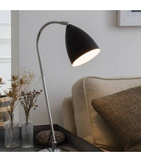 1 Light Table Lamp Matt Black, E27 - 2