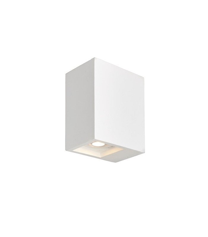 Integrated LED Wall White Plaster 2 Light IP20 - 1