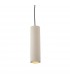 Pendant Grey Smooth Cement & Matt Black Paint 1 Light Dimmable IP20 - GU10 - 1