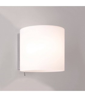1 Light Indoor Wall Light White Glass, E14 - 1