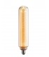 Accessory Amber Coloured Glass & Brass Effect Plate 1 Light IP20 - E27 - 1