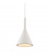 Pendant White Plaster & Matt White Paint 1 Light Dimmable IP20 - E14 - 1