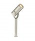 Outdoor 310Mm Spike IP44 7W Brushed Stainless Steel & Clear Glass - 1