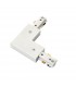 L Connector White Abs Plastic - 1