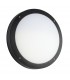Outdoor Integrated LED Plain Casing IP65 18W Textured Black Paint & Opal Pc - 1