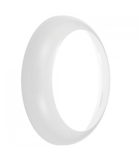 White Plain Bezel Gloss White Pc - 1