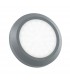Outdoor Integrated LED Round Direct IP65 2W Grey Abs Plastic & Frosted Pc - 1