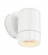 Outdoor Wall IP65 7W Gloss White Paint & Clear Glass 1 Light Dimmable IP65 - GU10 - 1