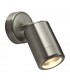 Outdoor Spot Wall IP65 7W Brushed Stainless Steel & Clear Glass - GU10 - 1