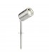 Outdoor Spike IP65 7W Brushed Stainless Steel & Clear Glass - GU10 - 1
