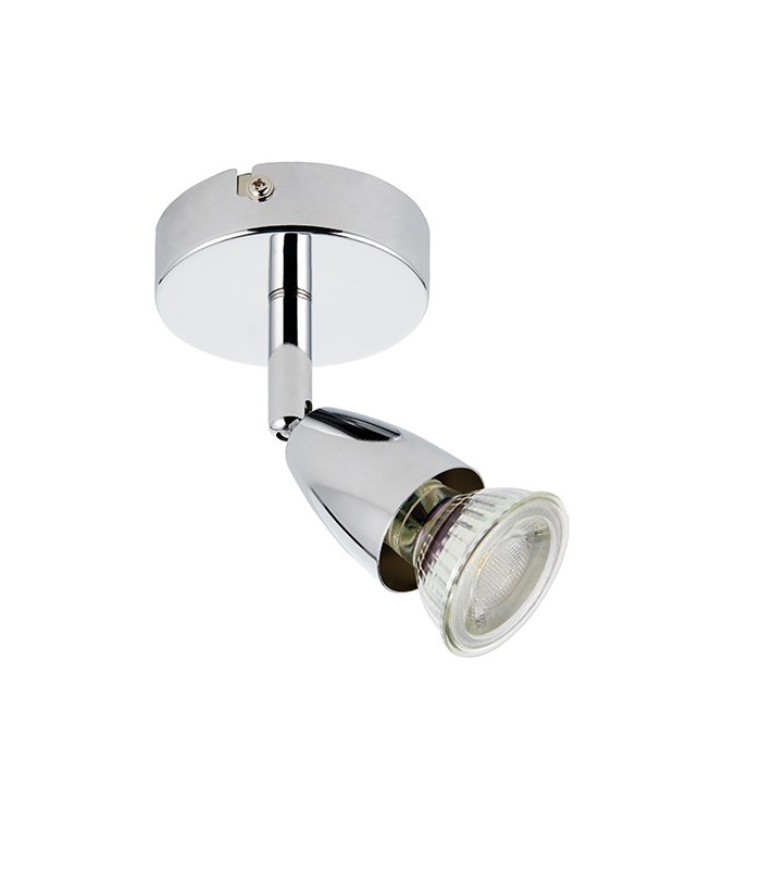 1 Light Adjustable Spotlight Chrome, GU10 - 2