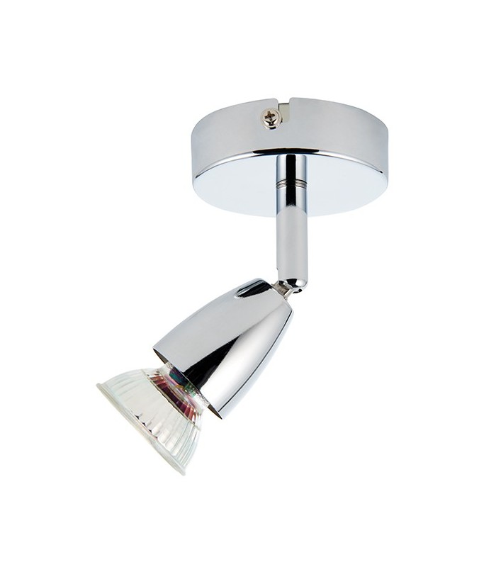 1 Light Adjustable Spotlight Chrome, GU10 - 3