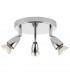 3 Light Adjustable Spotlight Chrome, GU10 - 3