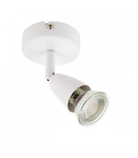 1 Light Adjustable Spotlight Gloss White, GU10 - 2