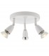 3 Light Adjustable Spotlight Gloss White, GU10 - 3