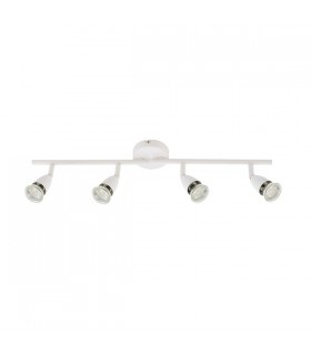 Adjustable 4 Light Spotlight Gloss White, GU10 - 2