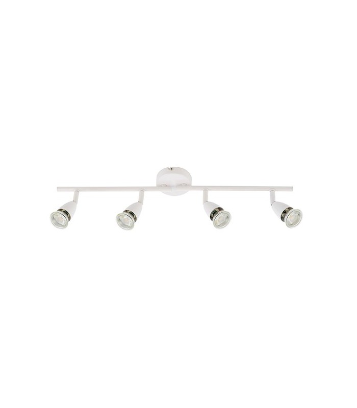Adjustable 4 Light Spotlight Gloss White, GU10 - 2