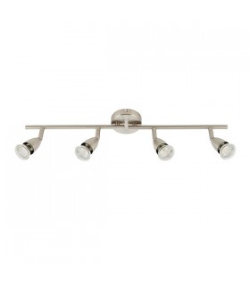 Adjustable 4 Light Spotlight Satin Nickel, GU10 - 2