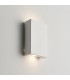2 Light Indoor Wall Light White Plaster - 2