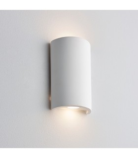 2 Light Indoor Wall Light White Plaster - 2