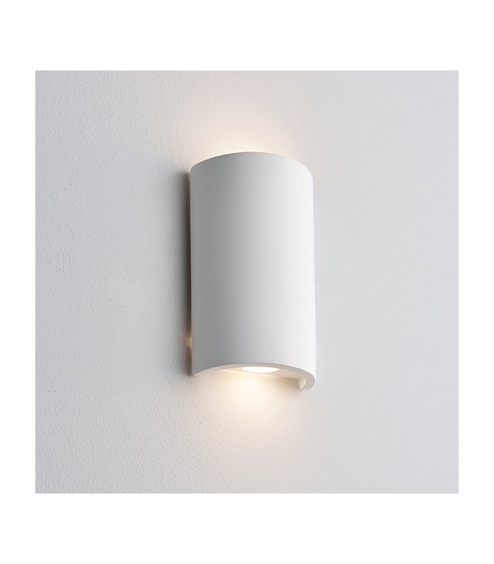 2 Light Indoor Wall Light White Plaster - 2