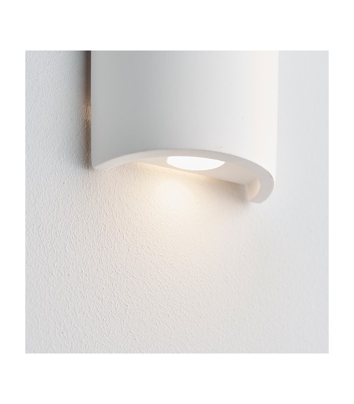 2 Light Indoor Wall Light White Plaster - 3