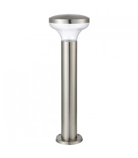 Outdoor Bollard Light Clear Polycarbonate, Marine Grade Brushed Stainless Steel IP44, GU10 - 2