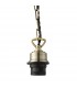 Ceiling Pendant Light Antique Brass, E27 - 2