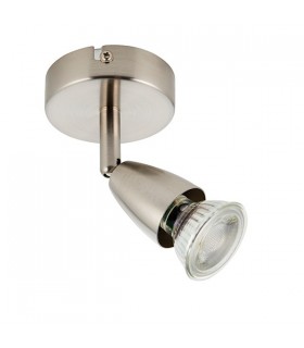1 Light Spotlight Satin Nickel, GU10 - 2