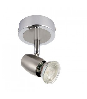1 Light Spotlight Brushed Chrome, GU10 - 2