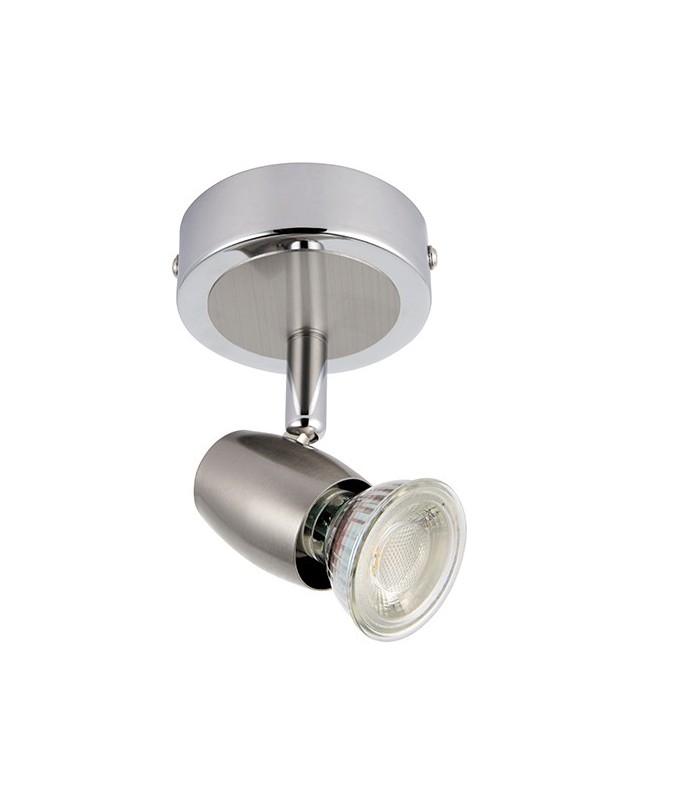 1 Light Spotlight Brushed Chrome, GU10 - 2