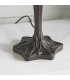 2 Light Medium Table Lamp Tiffany Glass, Dark Bronze Paint with Highlights, E27 - 4