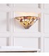 1 Light Indoor Wall Uplighter Dark Bronze with Tiffany Glass, E14 - 2