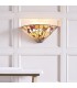 1 Light Indoor Wall Uplighter Dark Bronze with Tiffany Glass, E14 - 3