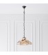 1 Light Medium Ceiling Pendant Dark Bronze, Tiffany glass, E27 - 3