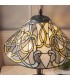 2 Light Table Lamp Dark Bronze, Tiffany Glass, E27 - 3