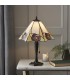 1 Light Medium Table Lamp Tiffany Glass, Dark Bronze Paint with Highlights, E27 - 2