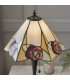 1 Light Medium Table Lamp Tiffany Glass, Dark Bronze Paint with Highlights, E27 - 3