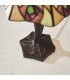 1 Light Small Table Lamp Tiffany Glass, Dark Bronze Paint with Highlights, E14 - 4