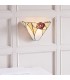 1 Light Indoor Wall Uplighter Dark Bronze with Tiffany Glass, E14 - 3