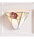 1 Light Indoor Wall Uplighter Dark Bronze with Tiffany Glass, E14 - 4