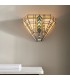 1 Light Indoor Wall Uplighter Dark Bronze with Tiffany Glass, E14 - 3