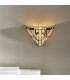 1 Light Indoor Wall Uplighter Dark Bronze with Tiffany Glass, E14 - 2