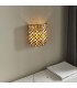 1 Light Indoor Wall Uplighter Dark Bronze with Tiffany Glass, E14 - 2